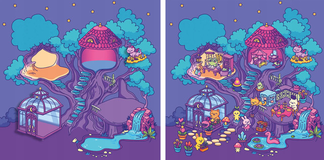 Cosy stickers. Magiczna kraina Praca zbiorowa