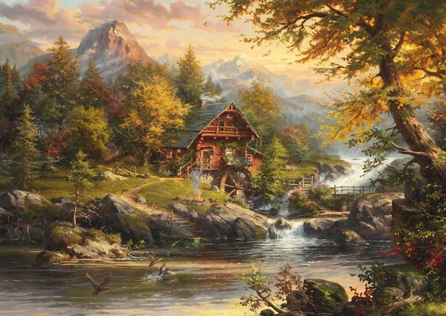 Puzzle Schmidt Spiele 1000 elementów "Letni Domek"