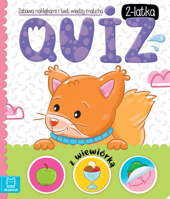 Quiz 2-latka z wiewiórką Zabawa i test wiedzy