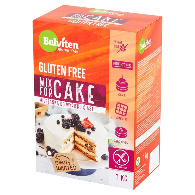 Mieszanka do wypieku ciasta Balviten 1 kg - opakowanie