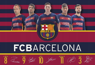 Podkładka Na Biurko FC BARCELONA Piłka Nożna Messi Barca Astra