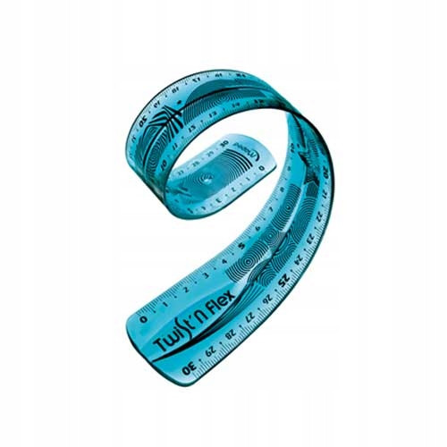 Linijka szkolna Twist'n Flex niełamliwa 20 cm