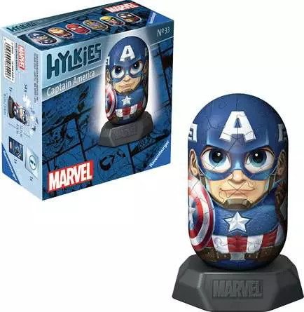 Puzzle 3D Hylkies: Captain America