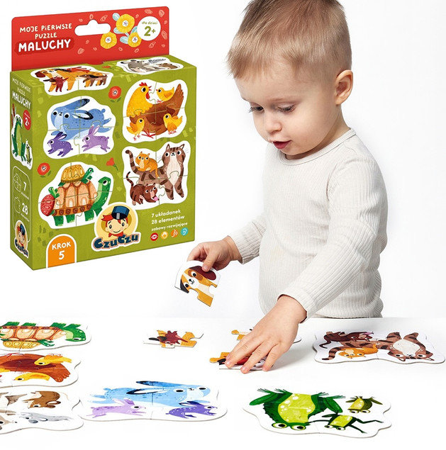 CzuCzu Moje pierwsze puzzle Maluchy 2+