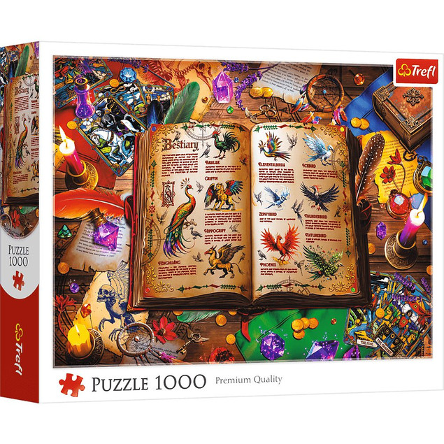 Puzzle 1000 el. Magiczna Biblioteka Baśniowy Świat Trefl