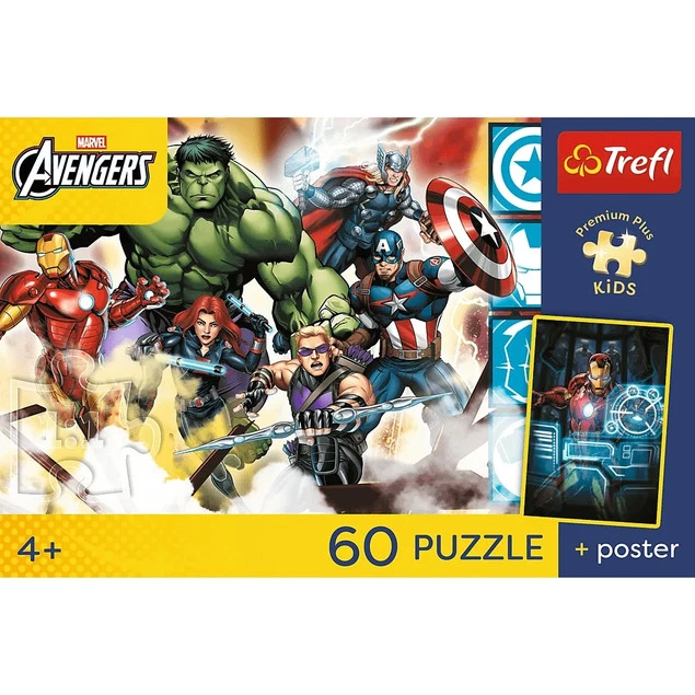 Trefl Puzzle Marvel z bliska