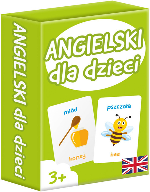 Karty edukacyjne Angielski dla dzieci 3+ Kangur