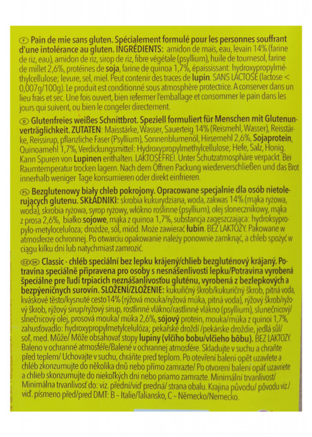Chleb biały Schar Maestro Classic 300 g bezglutenowy