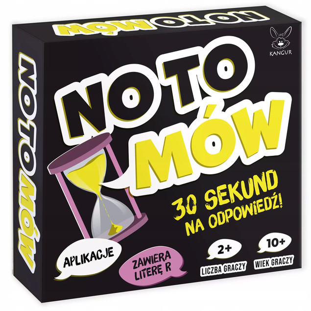 Gra Planszowa No to mów! 30 Sekund na Odpowiedź Quiz 10+ Kangur – Zwariowana Gra Rodzinna