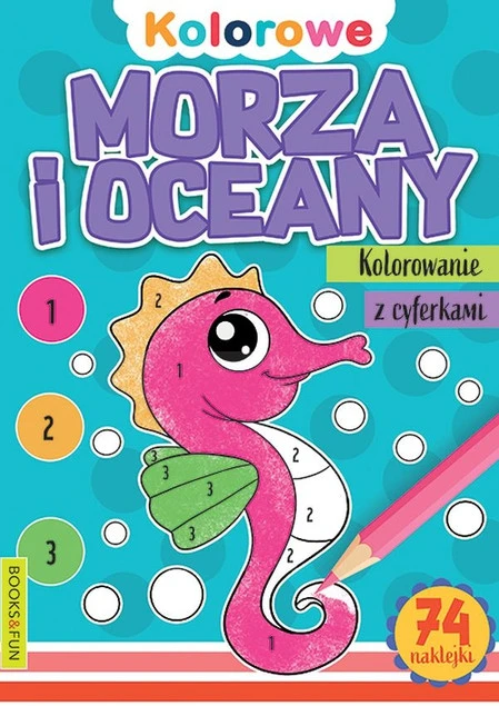 Morza i oceany – kolorowanka dla dzieci Books And Fun