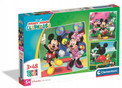Puzzle Clementoni 3x48 Mickey Mouse Klub Myszki Mickey 25005