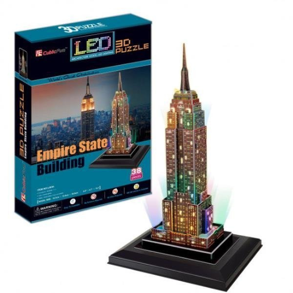 CubicFun puzzle 3D LED Empire State Builiding 38el 20503