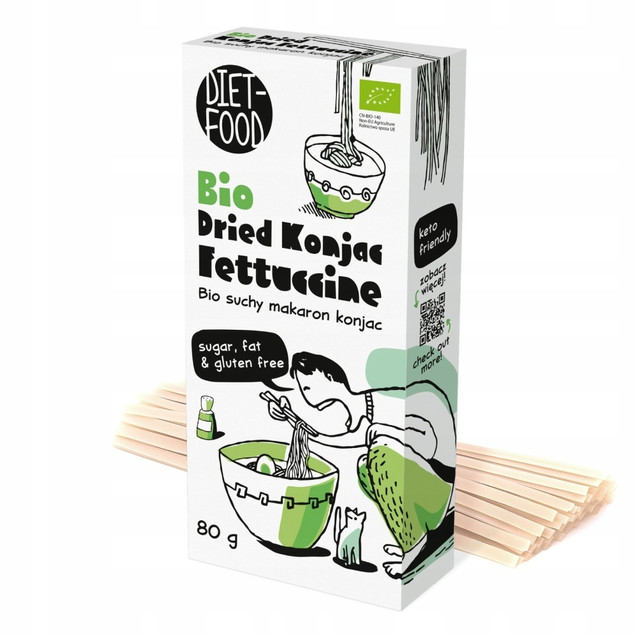 Makaron konjac Diet-Food Fettuccine Bio 80 g