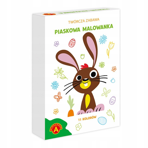 Piaskowe Malowanki WIELKANOCNY ZAJĄCZEK 6+ Alexander 3062