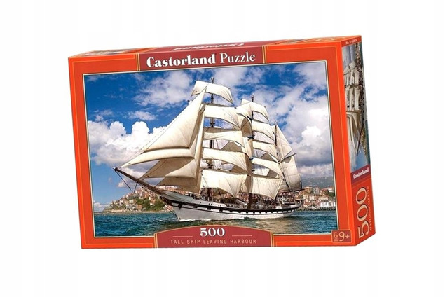 Puzzle 500 Tall Ship Leaving Harbour CASTOR