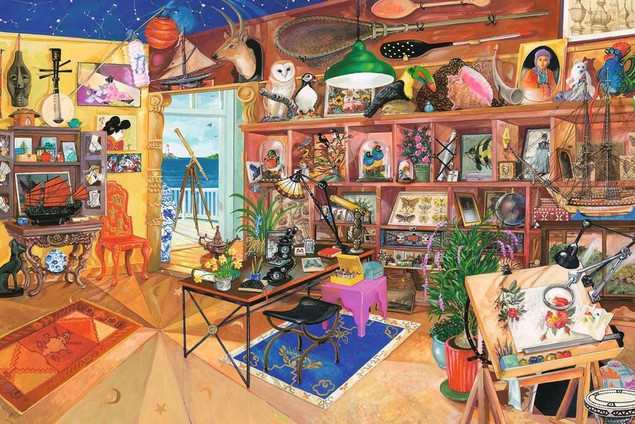 Puzzle 3000 Ciekawa kolekcja