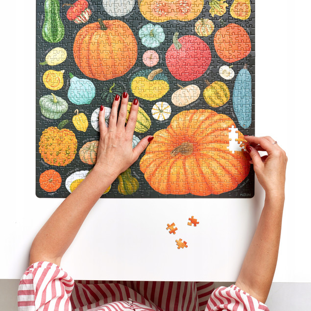 Puzzle CzuCzu Puzzlove Dynie 1000 elementów - Jesienna Układanka
