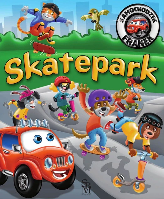 Samochodzik Franek Skatepark książka dla dzieci