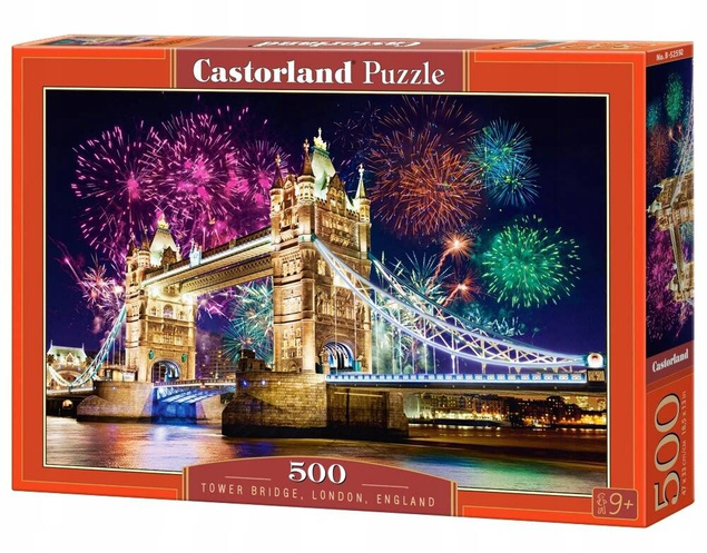 Puzzle 500 Układanka MOST LONDYN Bridge London Anglia 9+ Castor