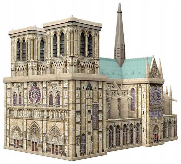 Puzzle 3D Katedra Notre Dame Ravensburger 324 Elementy