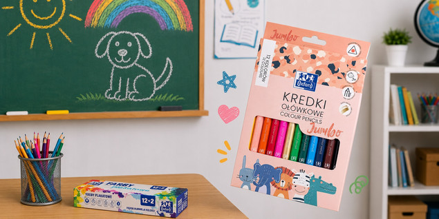 OXFORD PELIKAN WYPRAWKA SZKOLNA PLASTYCZNA 10 ELEMENTÓW + 2 GRATIS