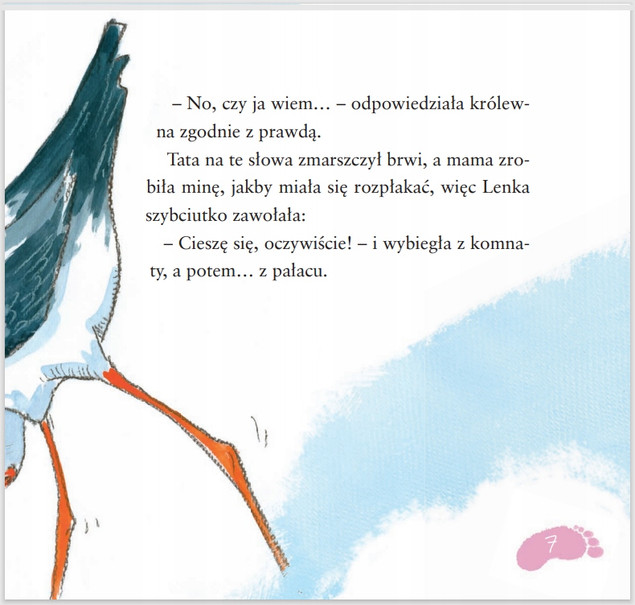 Królewna Lenka ma zmartwienie
