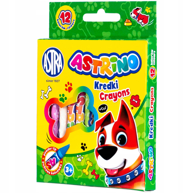 Kredki grafitowe 12 kolorów Astrino ASTRA