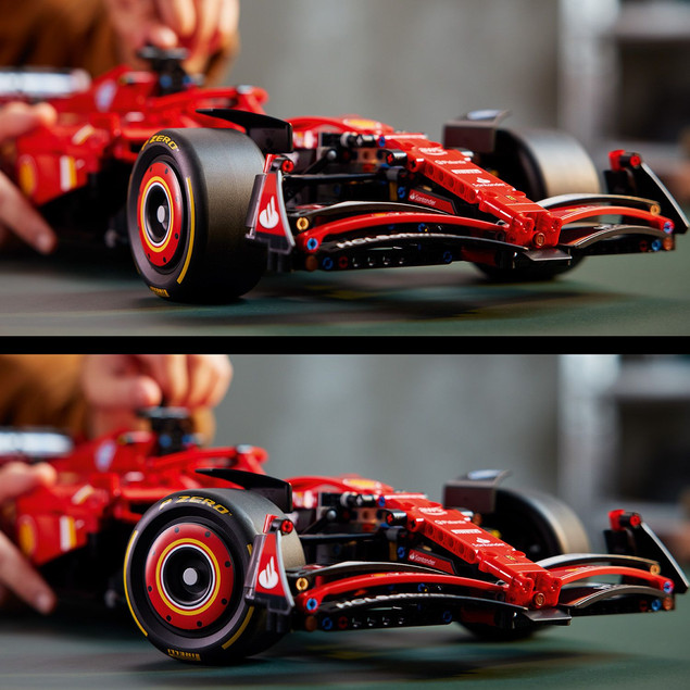 LEGO Technic 42207 Bolid F1 Ferrari SF-24 – Model Samochodu Wyścigowego dla Dorosłych