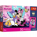 Trefl Puzzle 30 el. Radosna Minnie + Plakat Disney