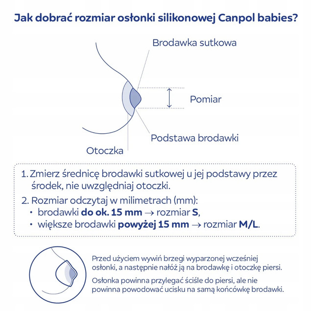 Osłonki piersi silikonowe M/L 2 szt. – EasyStart