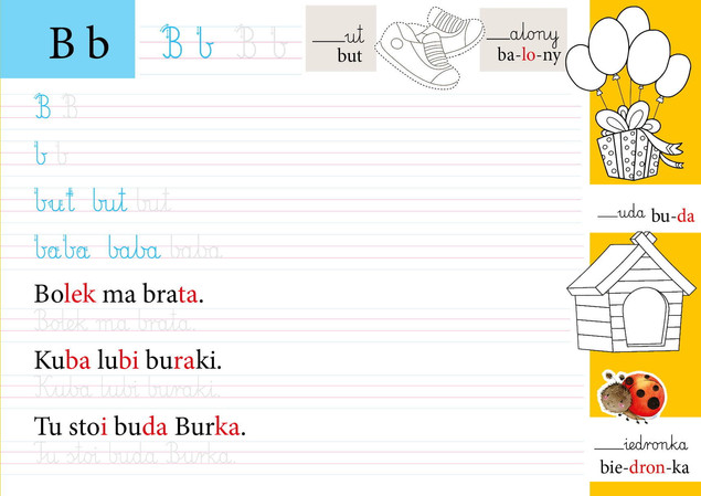 Elementarz Nauka Czytania Sylabowego Uczę Się Pisać I Czytać BooksAndFun