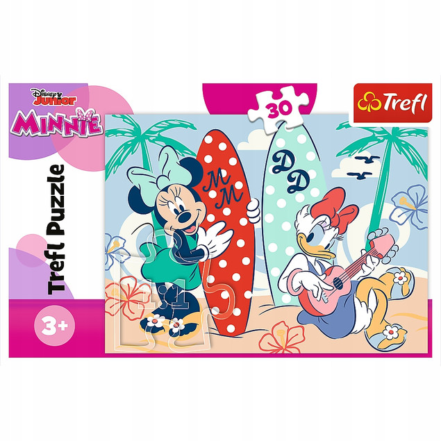 Puzzle 30 Układanka Myszka MINNIE Miki Kolorowa Disney 3+ Trefl