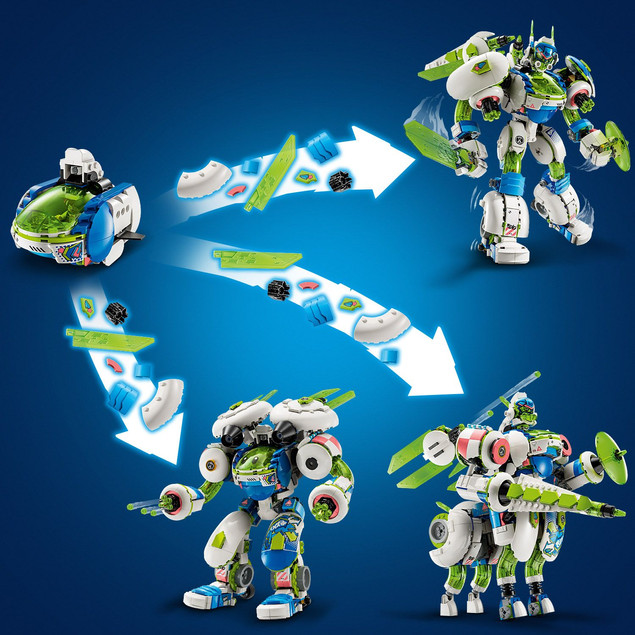 LEGO DREAMZzz 71485 Mech-rycerz Mateo i Z-Blob – Robot 3w1, Kreatywny Zestaw dla Dzieci