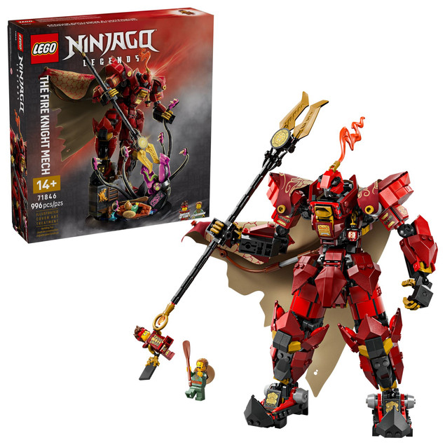 LEGO NINJAGO 71846 Mech Ognistego Rycerza z 996 elementami