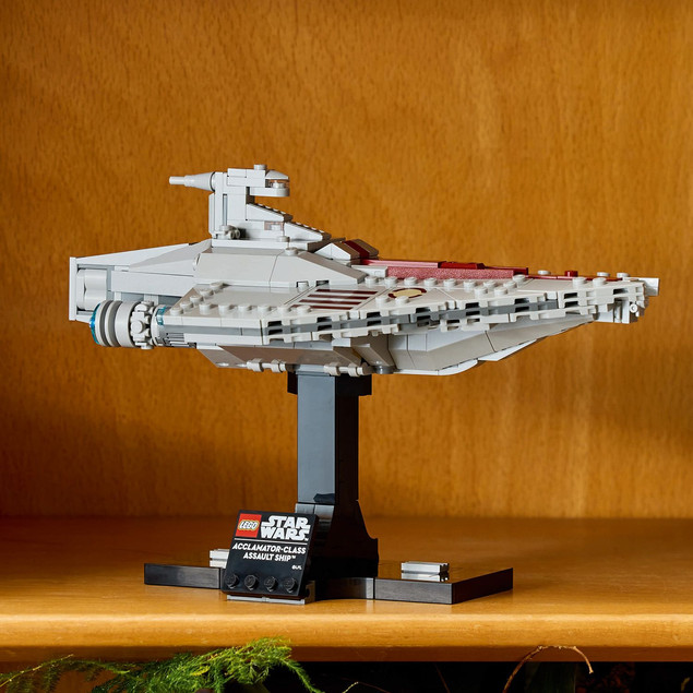 LEGO Star Wars 75404 Okręt Szturmowy klasy Acclamator – Kolekcjonerski Model dla Dorosłych
