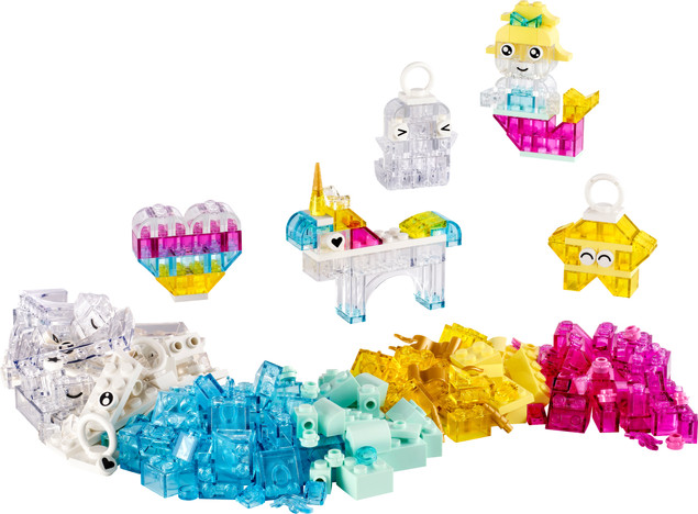 LEGO Classic 11040 Magiczne Przezroczyste Pudełko Klocków