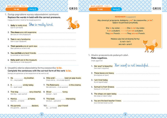 Język angielski. Karty pracy w szkole i w domu. Klasa 4