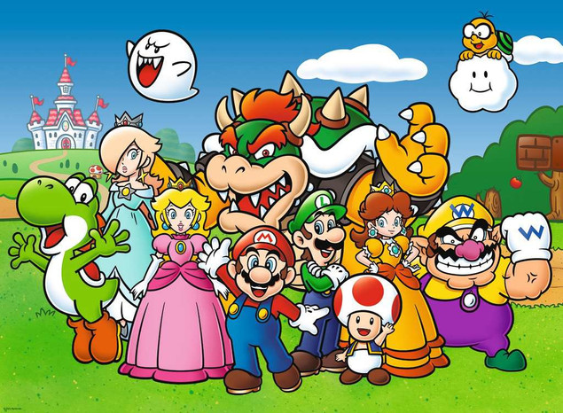 PUZZLE DLA DZIECI 100 SUPER MARIO, RAVENSBURGER