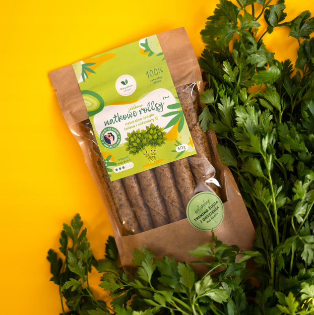 Rollsy Naturalnie Zdrowi – żelki dla dzieci od 6 miesiąca – natka pietruszki 50 g