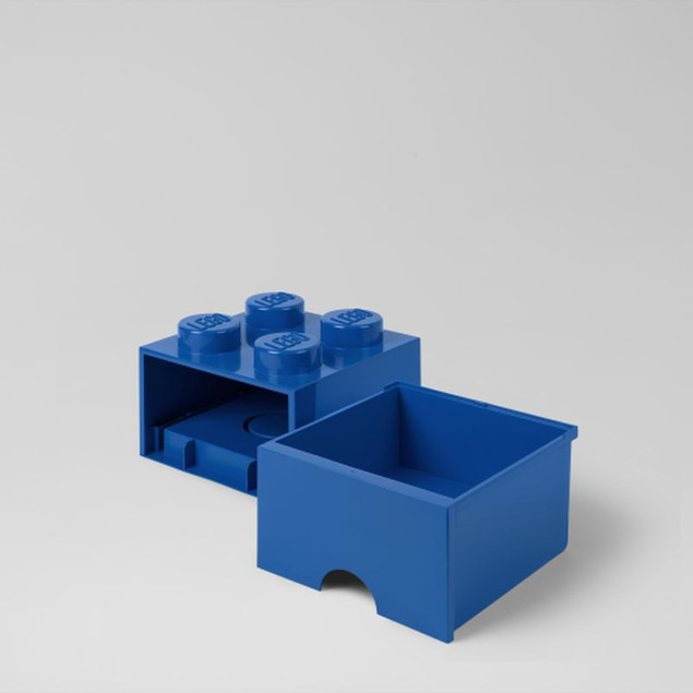 Szuflada klocek LEGO® Brick 4 (Niebieski)