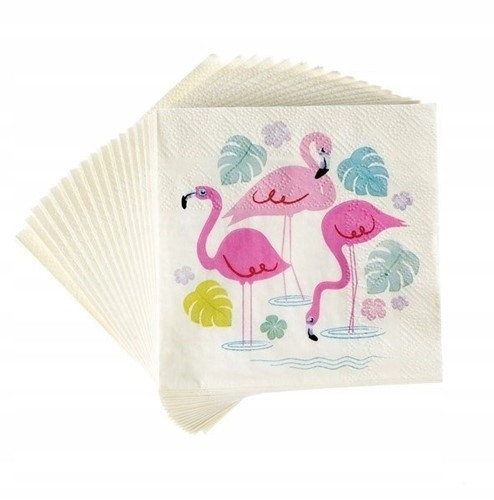 Rex London Serwetki koktajlowe 20 szt Flamingo