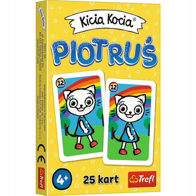 Gra Karciana Piotruś KICIA KOCIA Nunuś 4+ Trefl