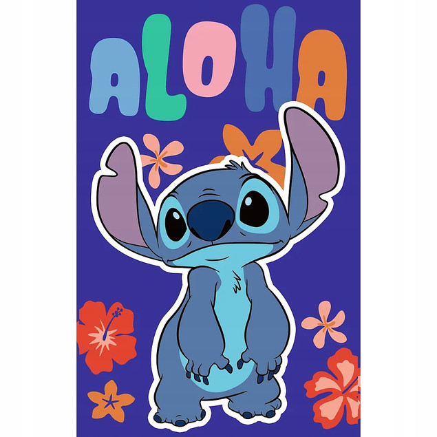 Trefl Puzzle UFT, Lilo&Stitch 100 el. Plażowe dni + kolekcjonerski plakat