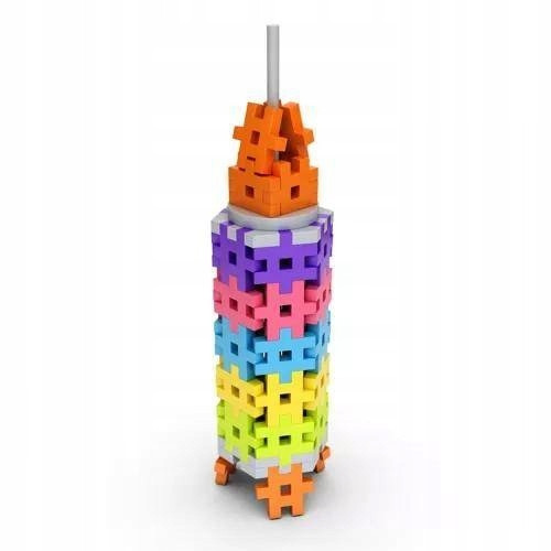 Klocki Konstrukcyjne Meli Maxi Constructor 220 elementów - Zestaw Rozwojowy dla Malucha 1+