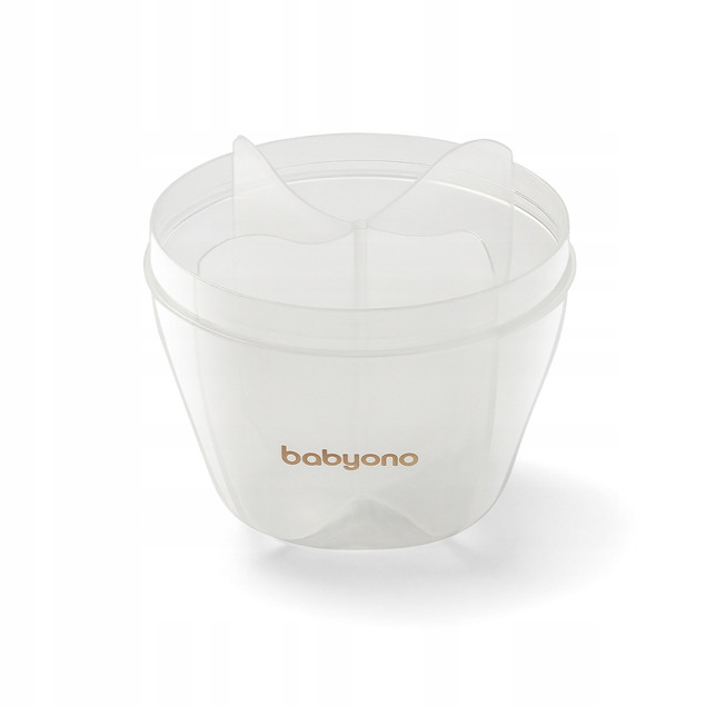 Babyono Pojemnik na Mleko w Proszku 4-Komorowy Beżowy 1022/01