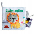 Zwierzątka. Książeczka Sensoryczna z Ogonkami dla Niemowląt Monika Ślizowska