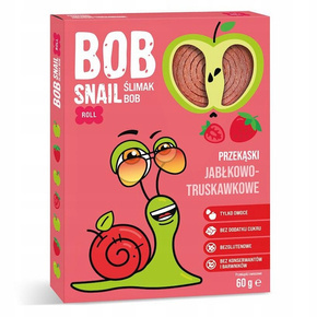 Przekąska Jabłko Truskawka Bez Cukrów 60g BOB SNAIL