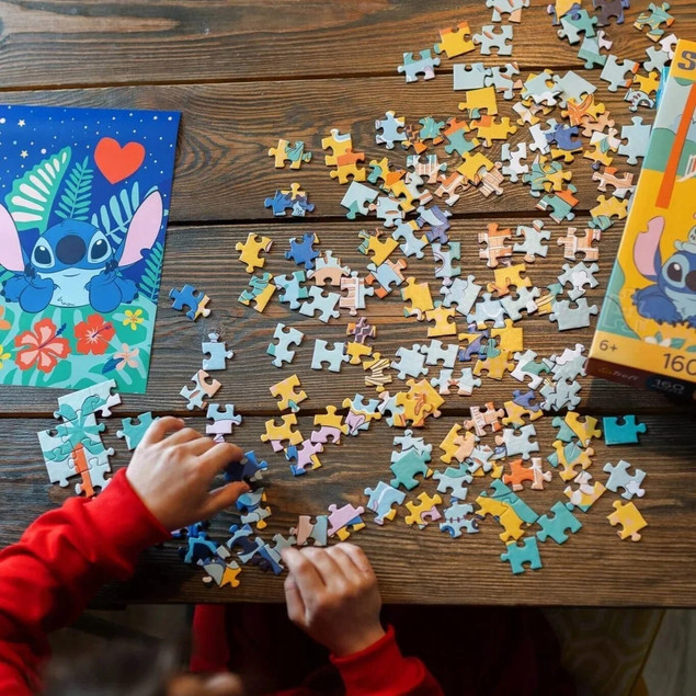 Puzzle Trefl Lilo & Stitch 300 el. Kosmiczny Duet + Plakat Kolekcjonerski