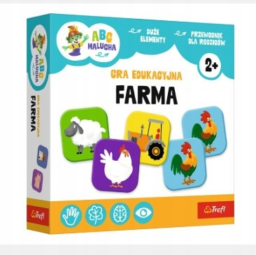 GRA DLA DZIECI EDUKACYJNA FARMA ABC MALUCHA 02909 TREFL