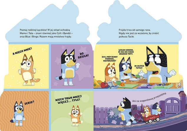 Bluey w domu rodziny Łączków gra